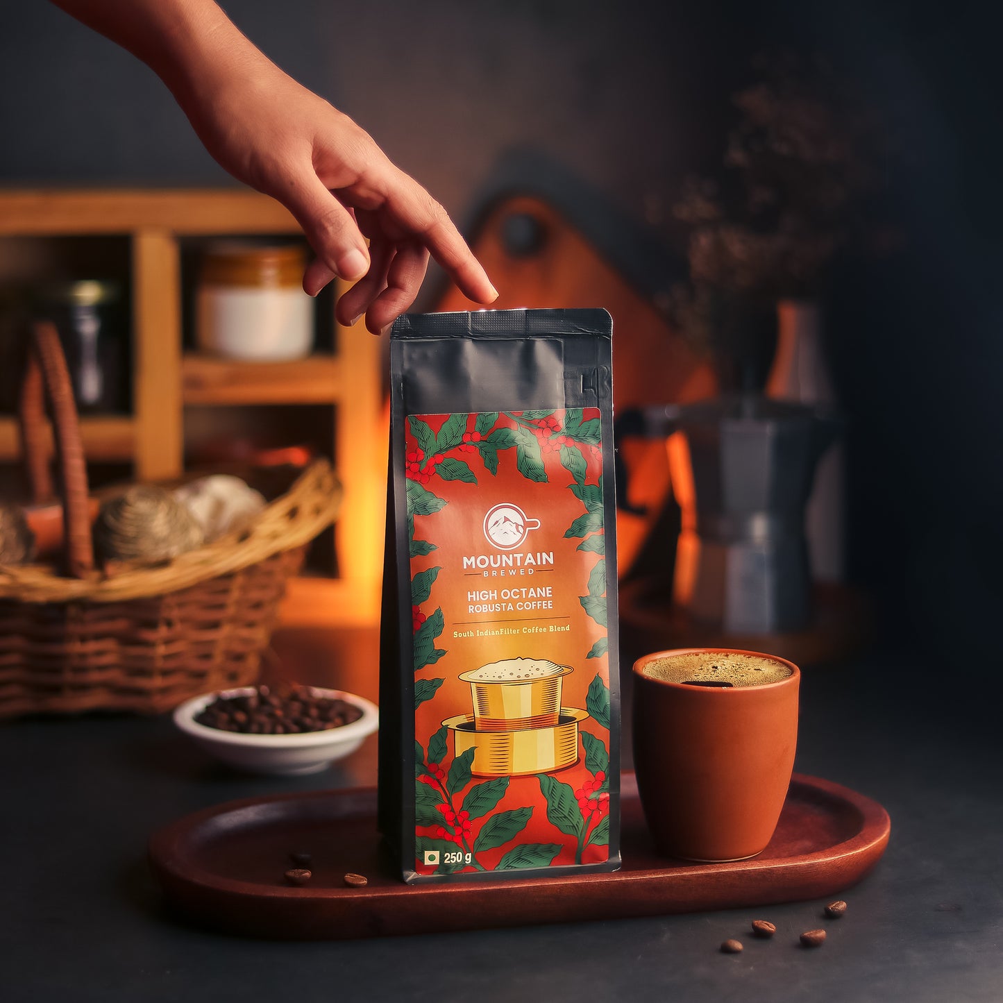 South Indian Robusta Filter Coffee – Chicory Blend (70:30) + Premium Aromatic Robusta Instant Coffee