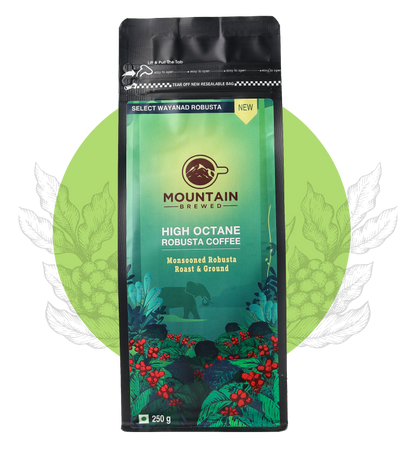 Monsooned Malabar Robusta Coffee R&G 250g