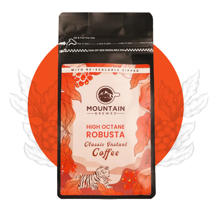 Premium Aromatic Robusta Instant Coffee + Classic Robusta Instant Coffee